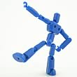 Stikfas Royal Blue Pre-Assembled Figure Pack